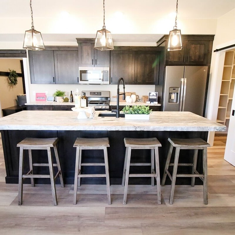 Gorgeous kitchen at 'The James' from Pioneer Floor Coverings & Design